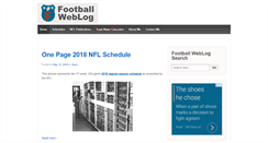 Desktop Screenshot of footballweblog.com