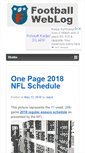 Mobile Screenshot of footballweblog.com